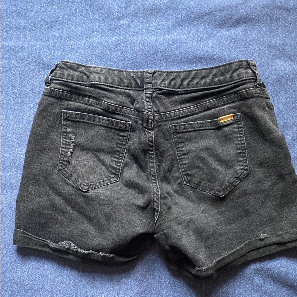 Jennifer Lopez Black Jean Shorts
